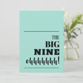 De BIG 90 Birthday-uitnodigingen (Staand voorkant)