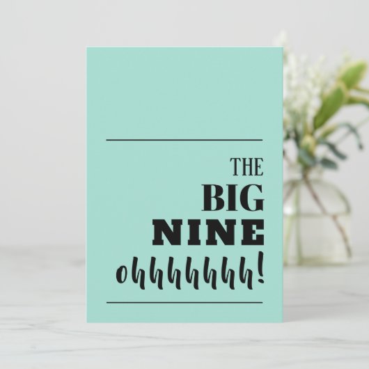 De BIG 90 Birthday-uitnodigingen (Staand voorkant)