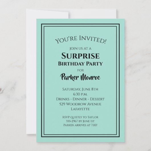 De BIG 90 Birthday-uitnodigingen (Achterkant)