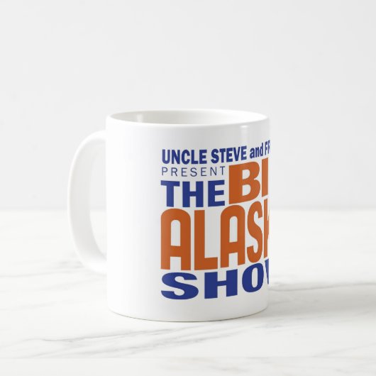 De Big Alaska Show Logo Coffee Mok (Voorkant links)