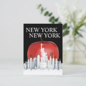 De Big Apple New York City Briefkaart (Staand voorkant)