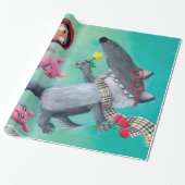 De Big Bad Wolf Cadeaupapier (Uitgerold)