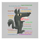 De Big Bad Wolf Foto Afdruk (Voorkant)