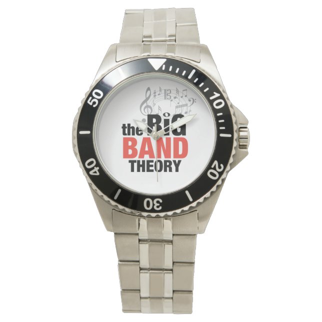De Big Band Theory Horloge (Voorkant)
