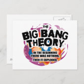 De Big Bang Theory Briefkaart (Voorkant / Achterkant)