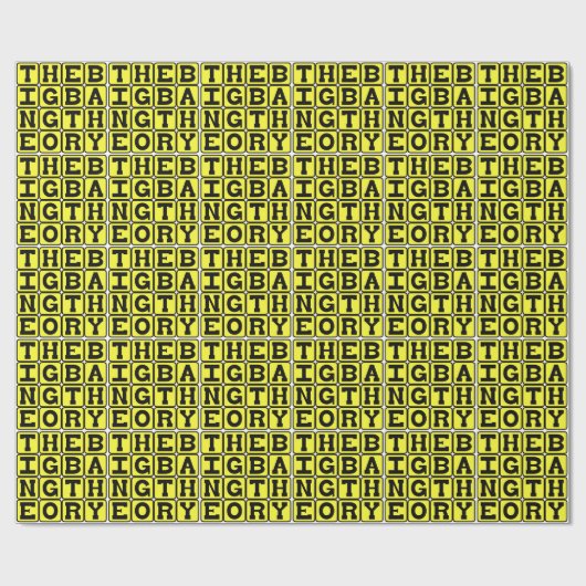 De Big Bang Theory, het natuurkundig concept Cadeaupapier (Vlak)