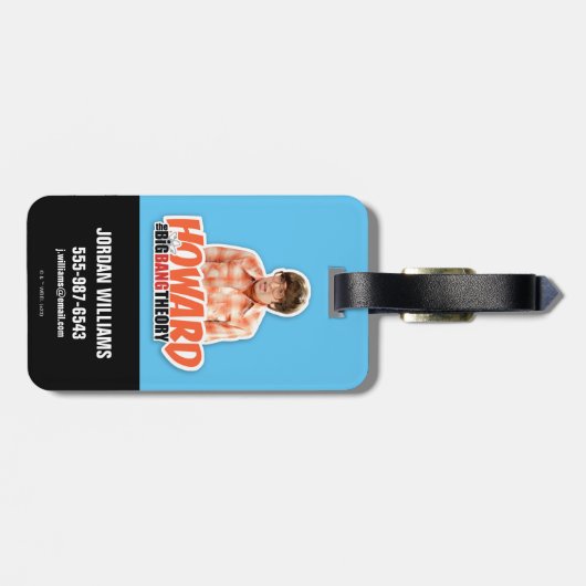 De Big Bang Theory | Howard Bagagelabel (Achterkant horizontaal)