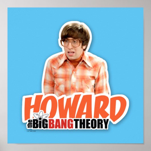 De Big Bang Theory | Howard Poster (Voorkant)