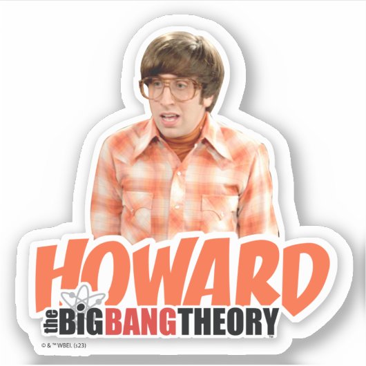 De Big Bang Theory | Howard Sticker (Voorkant)