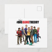 De Big Bang Theory Karakters Briefkaart (Voorkant / Achterkant)
