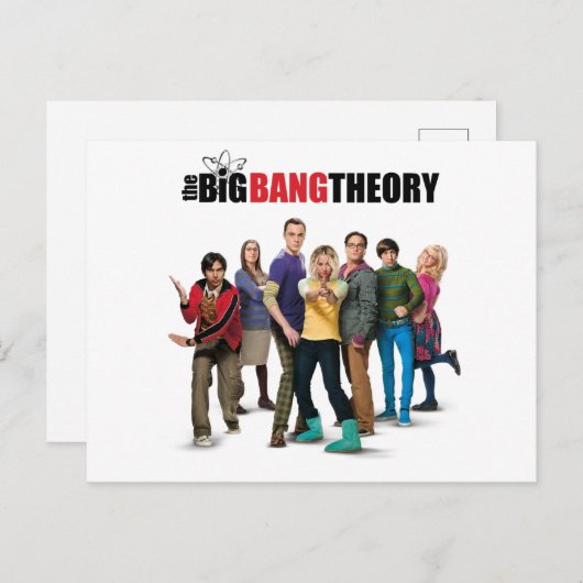 De Big Bang Theory Karakters Briefkaart (Voorkant / Achterkant)