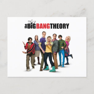 De Big Bang Theory Karakters Briefkaart