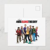 De Big Bang Theory Karakters Briefkaart (Voorkant / Achterkant)