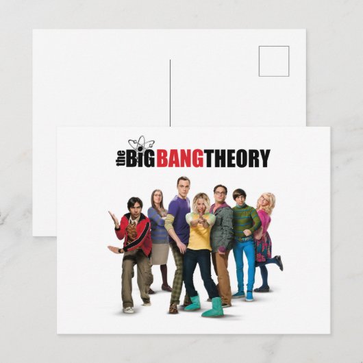 De Big Bang Theory Karakters Briefkaart (Voorkant / Achterkant)
