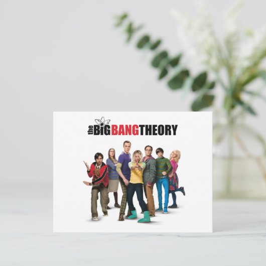 De Big Bang Theory Karakters Briefkaart (Staand voorkant)