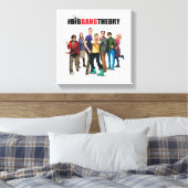De Big Bang Theory Karakters Canvas Afdruk (Insitu (Slaapkamer))