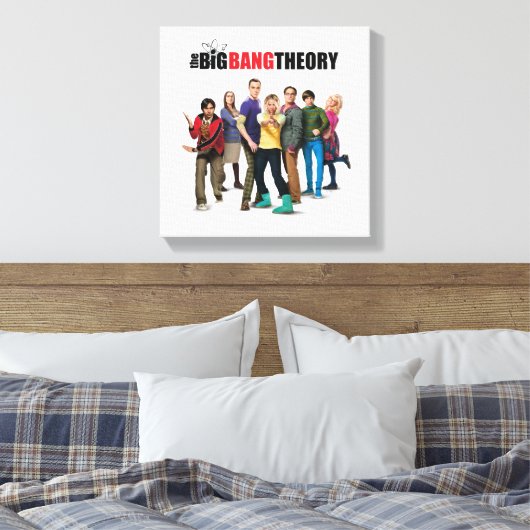 De Big Bang Theory Karakters Canvas Afdruk (Insitu (Slaapkamer))
