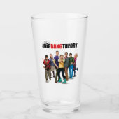 De Big Bang Theory Karakters Glas (Voorkant)
