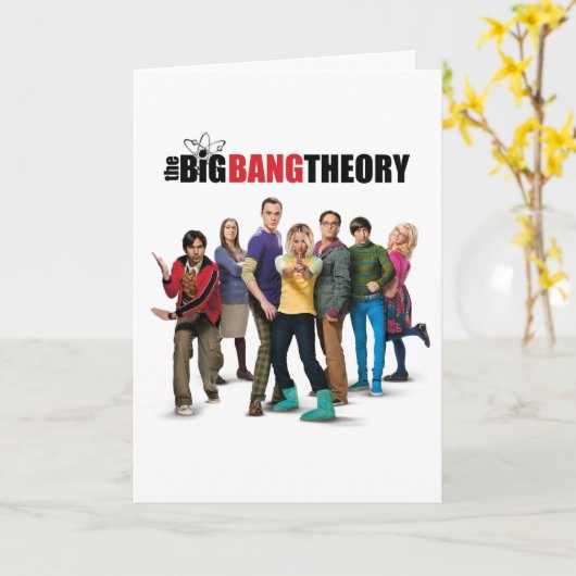 De Big Bang Theory Karakters Kaart (Gele Bloem)