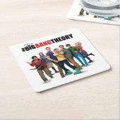 De Big Bang Theory Karakters Kartonnen Onderzetters (Schuin)