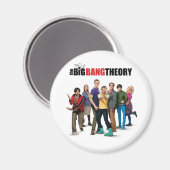De Big Bang Theory Karakters Magneet (Voorkant / Achterkant)