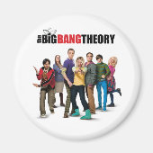 De Big Bang Theory Karakters Magneet (Voorkant)