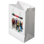 De Big Bang Theory Karakters Medium Cadeauzakje (Voorkant Gekanteld)