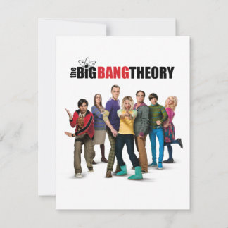 De Big Bang Theory Karakters Notitiekaartje