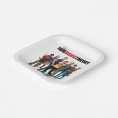 De Big Bang Theory Karakters Papieren Bordje (Gebogen)