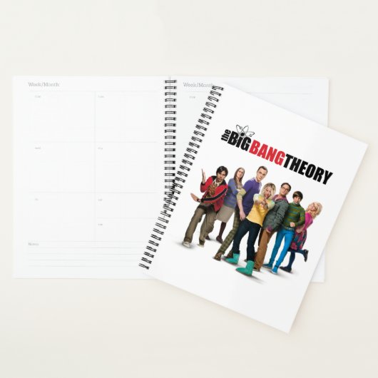 De Big Bang Theory Karakters Planner (Display)