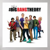 De Big Bang Theory Karakters Poster (Voorkant)