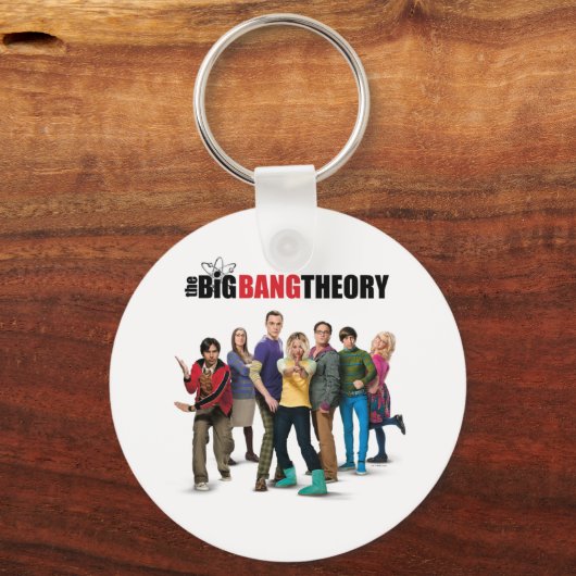 De Big Bang Theory Karakters Sleutelhanger (Achterkant)