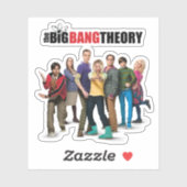 De Big Bang Theory Karakters Sticker (Vel)