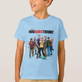 De Big Bang Theory Karakters T-shirt (Voorkant)