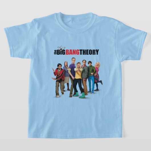 De Big Bang Theory Karakters T-shirt (Laagn)