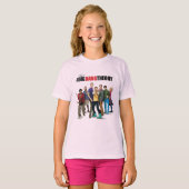 De Big Bang Theory Karakters T-shirt (Voorkant volledig)