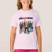 De Big Bang Theory Karakters T-shirt (Voorkant)