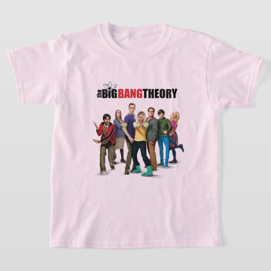 De Big Bang Theory Karakters T-shirt (Laagn)
