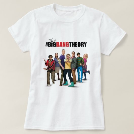 De Big Bang Theory Karakters T-shirt (Design voorkant)
