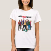 De Big Bang Theory Karakters T-shirt (Voorkant)