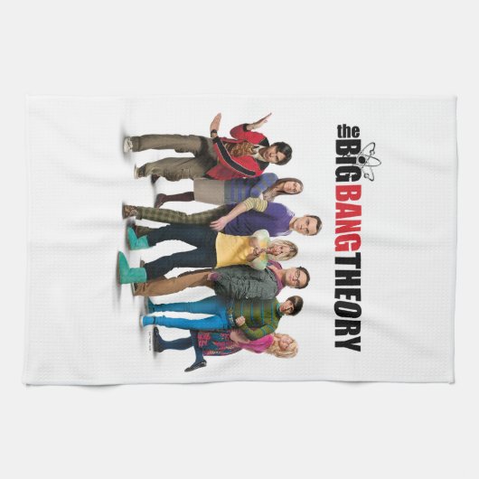 De Big Bang Theory Karakters Theedoek (Horizontaal)