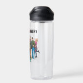 De Big Bang Theory Karakters Waterfles (Achterkant)