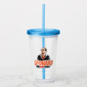 De Big Bang Theory | Leonard Acryl Drinkbeker (Voorkant)