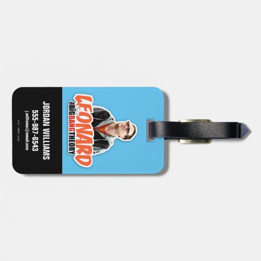 De Big Bang Theory | Leonard Bagagelabel (Achterkant horizontaal)