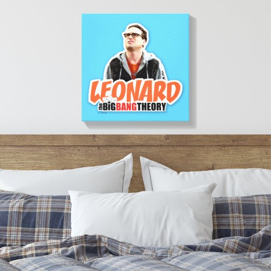 De Big Bang Theory | Leonard Canvas Afdruk (Insitu (Slaapkamer))
