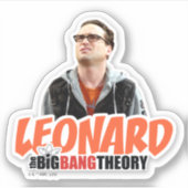 De Big Bang Theory | Leonard Sticker (Voorkant)