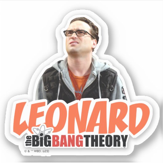 De Big Bang Theory | Leonard Sticker (Voorkant)
