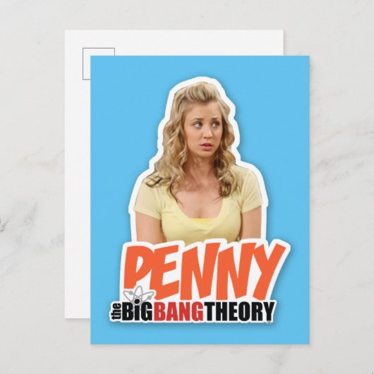 De Big Bang Theory | Penny Briefkaart (Voorkant / Achterkant)