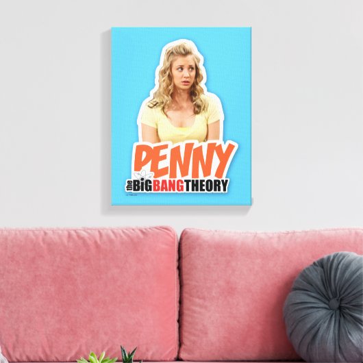 De Big Bang Theory | Penny Canvas Afdruk (Insitu (Woonkamer))