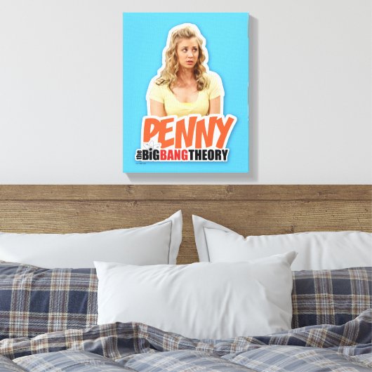 De Big Bang Theory | Penny Canvas Afdruk (Insitu (Slaapkamer))